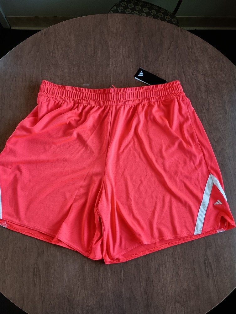 Adidas Select Women's Solar Red Cloud White Basketball Shorts Size 2XLT