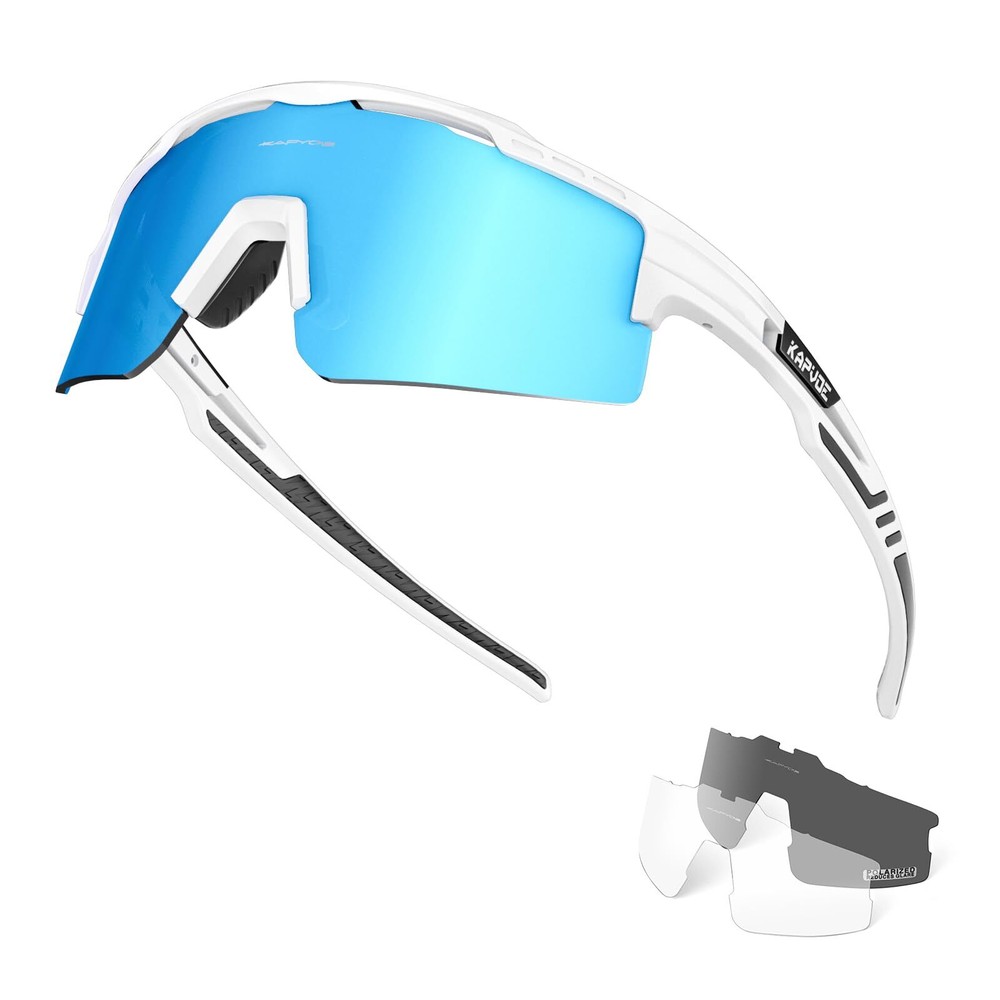 Polarized Cycling Glasses Sports Sunglasses for Men Women, UV400 MTB Bicycle ...