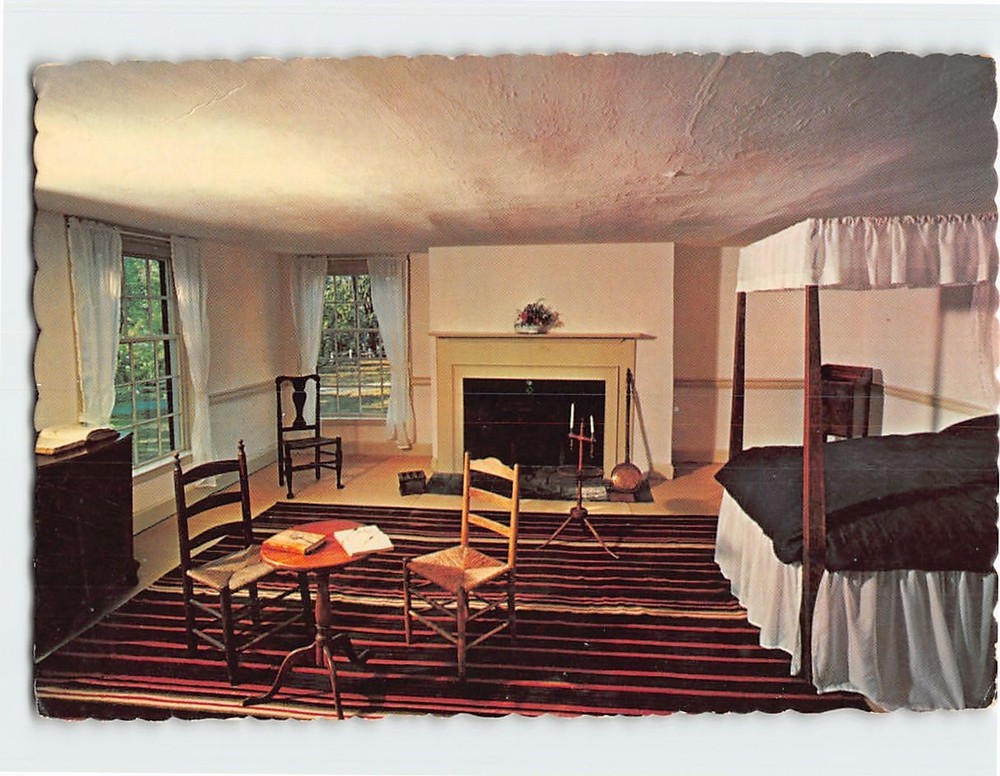 Postcard Guest Room General Philip Schuyler House New York USA