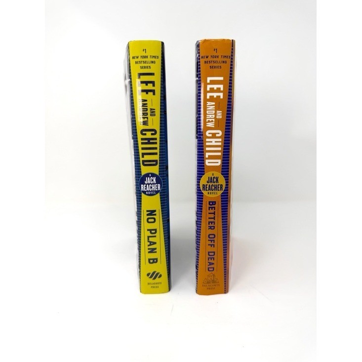 Lee Child Jack Reacher Lot 2 Hardcover No Plan B Better Off Dead Thriller Books