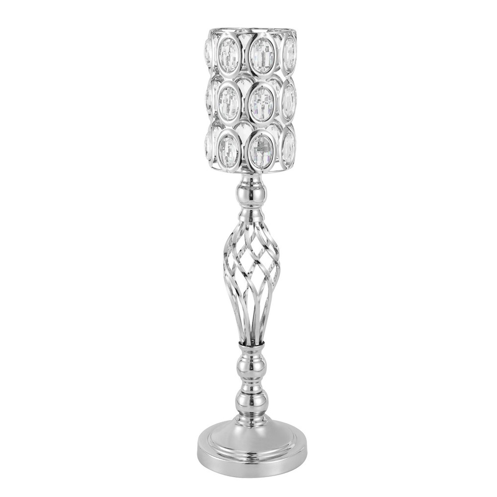 10PCS Crystal Flower Vase Stand Party Decor Metal Wedding Table Centerpieces