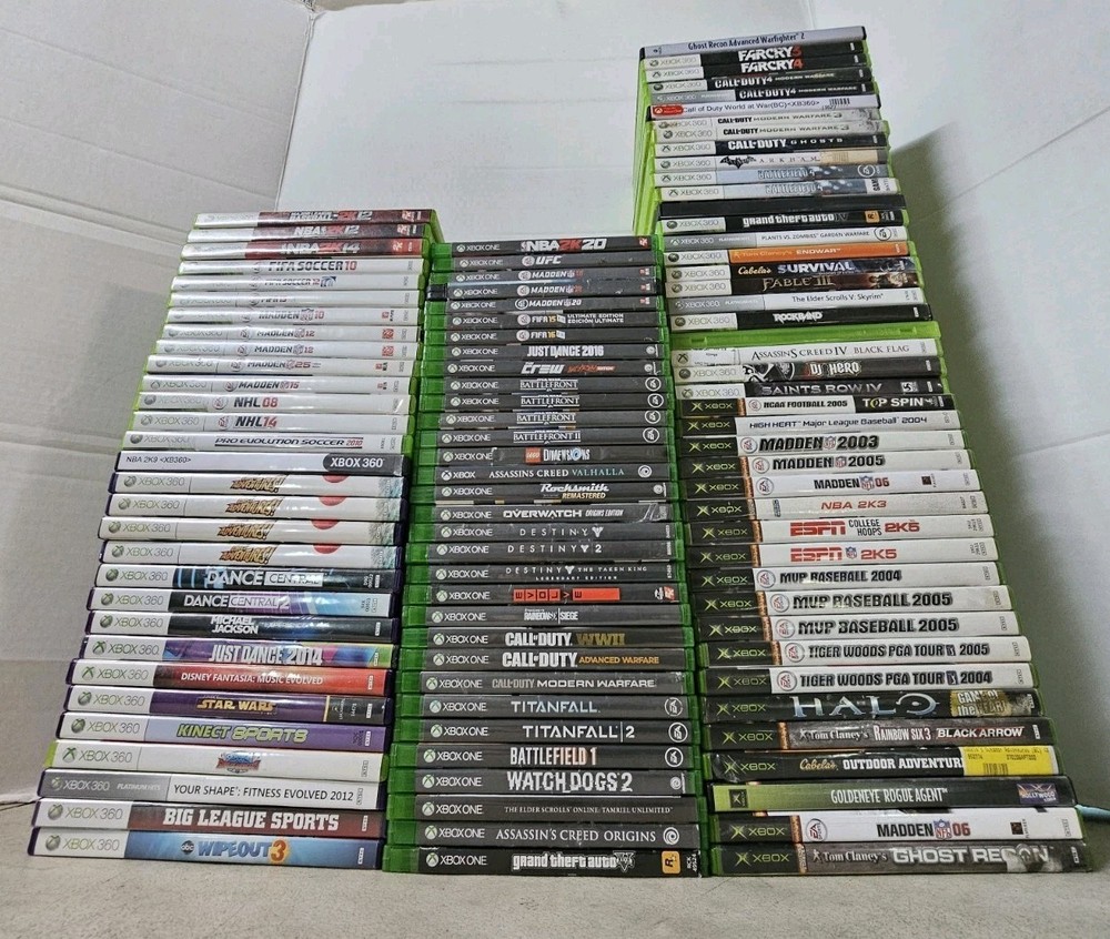 Microsoft Xbox 360 One 1 Video Game Pick Choose Build Lot byo pnc