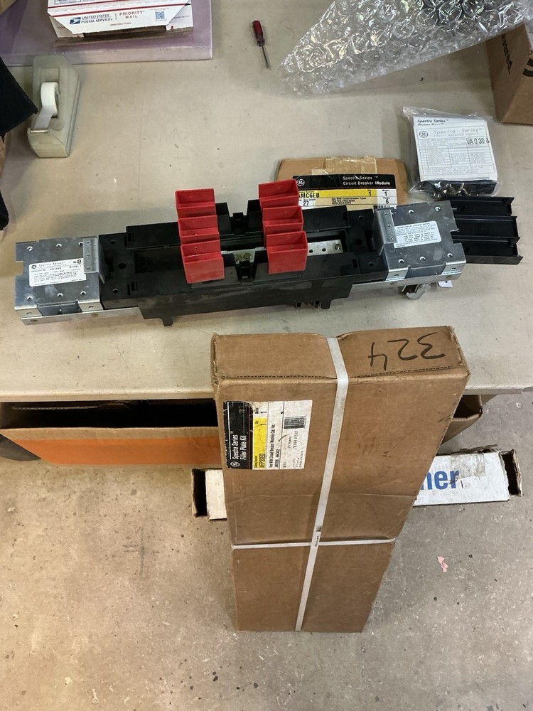 GE Spectra AMC6EB + AFP3SED Double Branch Plug-in Module & Filler Plate Kit.