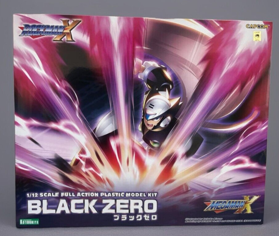 Kotobukiya Mega Man X Rockman X Black Zero 1/12 Scale Model Kit New In Hand