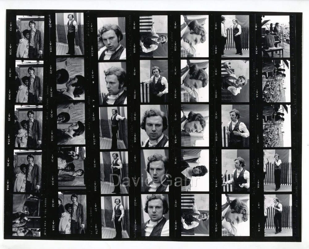 '69 Van Morrison John Hartford Newport Folk Festival Contact Sheet Photo B731