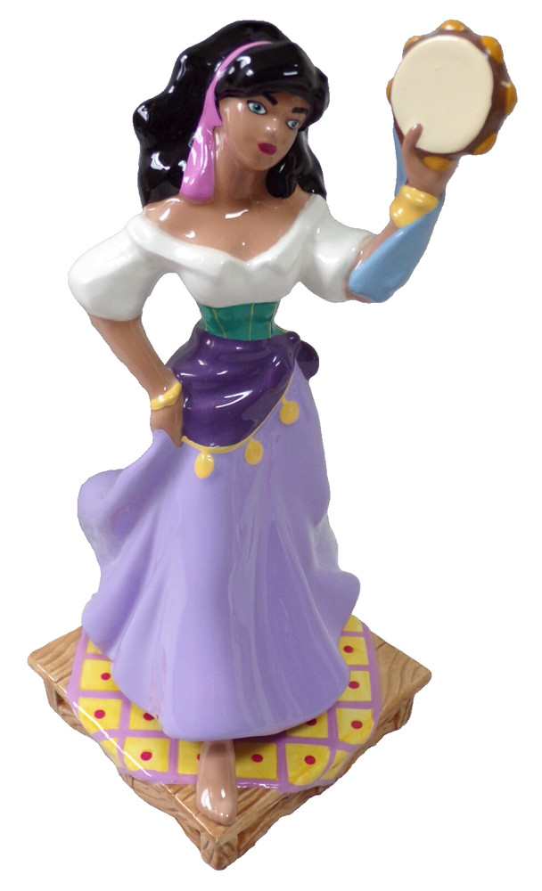 Esmeralda Hunchback Of Notre Dame Disney Ceramic Vintage Figurine Cartoon Movie