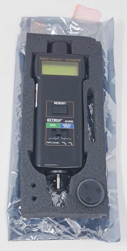 EXTECH Photo/ Contact Tachometer 461895 Used Works