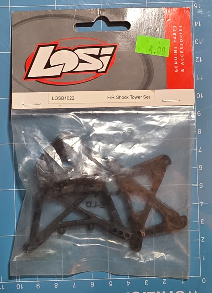 Losi Mini-T F/R Shock Tower Set LOSB1022 New Factory Sealed NIP