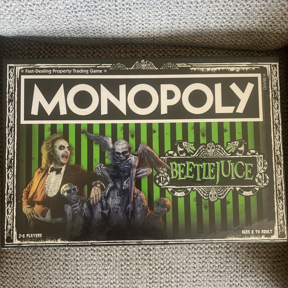 *NEW FACTORY SEALED* Monopoly: Beetlejuice Edition Board Game
