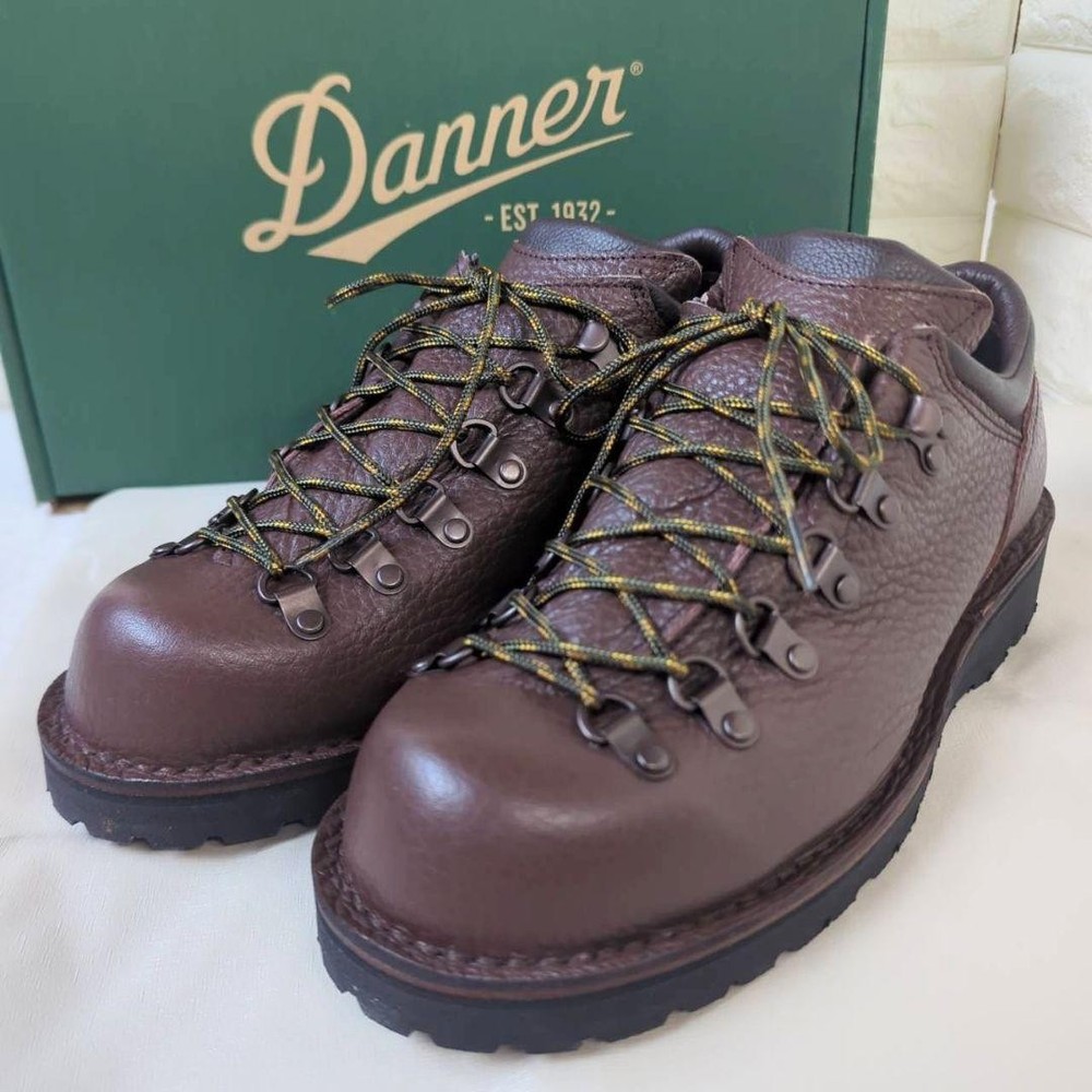 Danner Dark Brown Leather Shoes for Men US 8.5 26cm Preowned