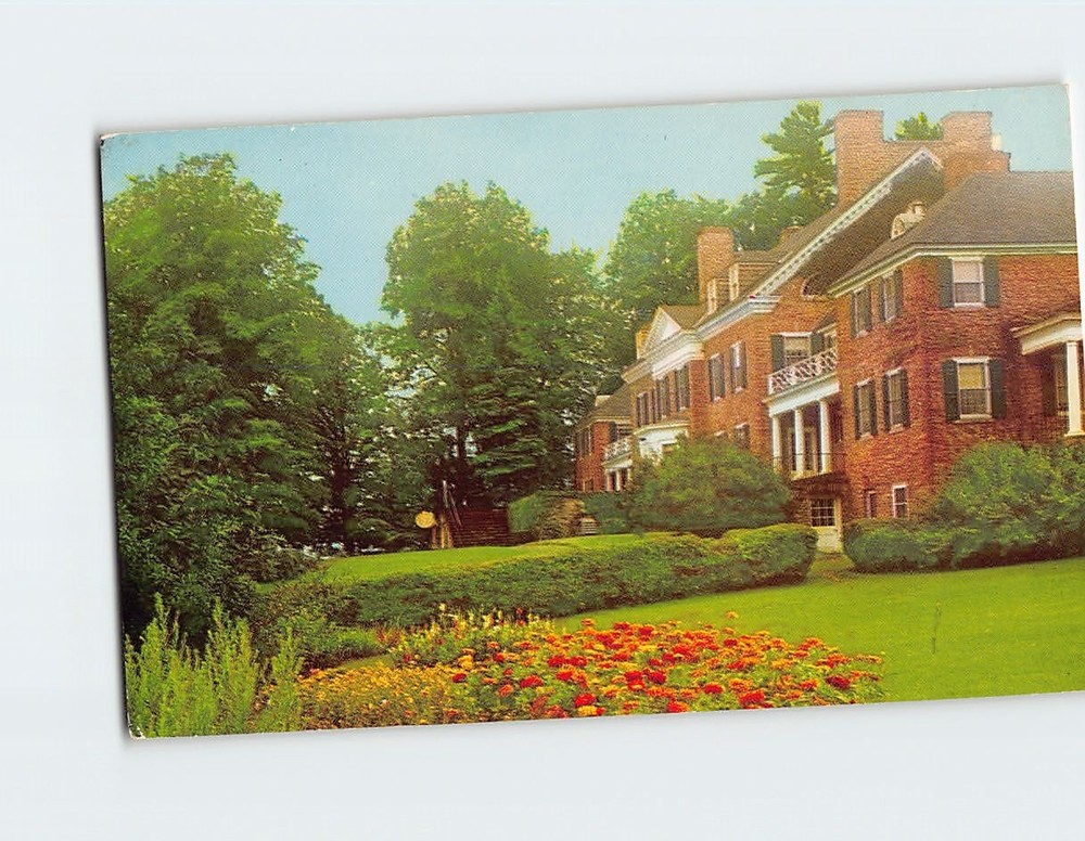 Postcard Rear View Fenimore House Cooperstown NY USA