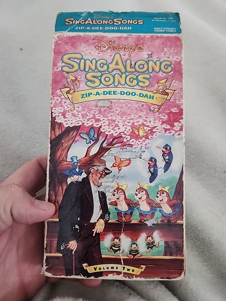 Disneys Sing Along Songs - Song of the South: Zip-A-Dee-Doo-Dah (VHS 1993) Works