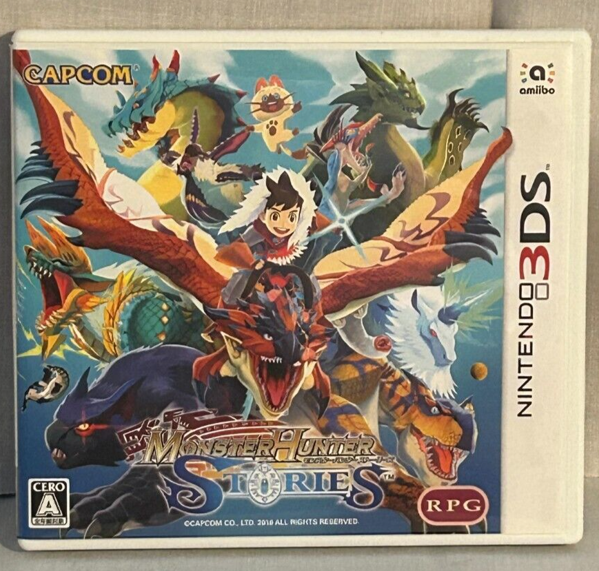 Monster Hunter Stories Nintendo 3DS Japan Capcom With case NTSC-J (Japan)
