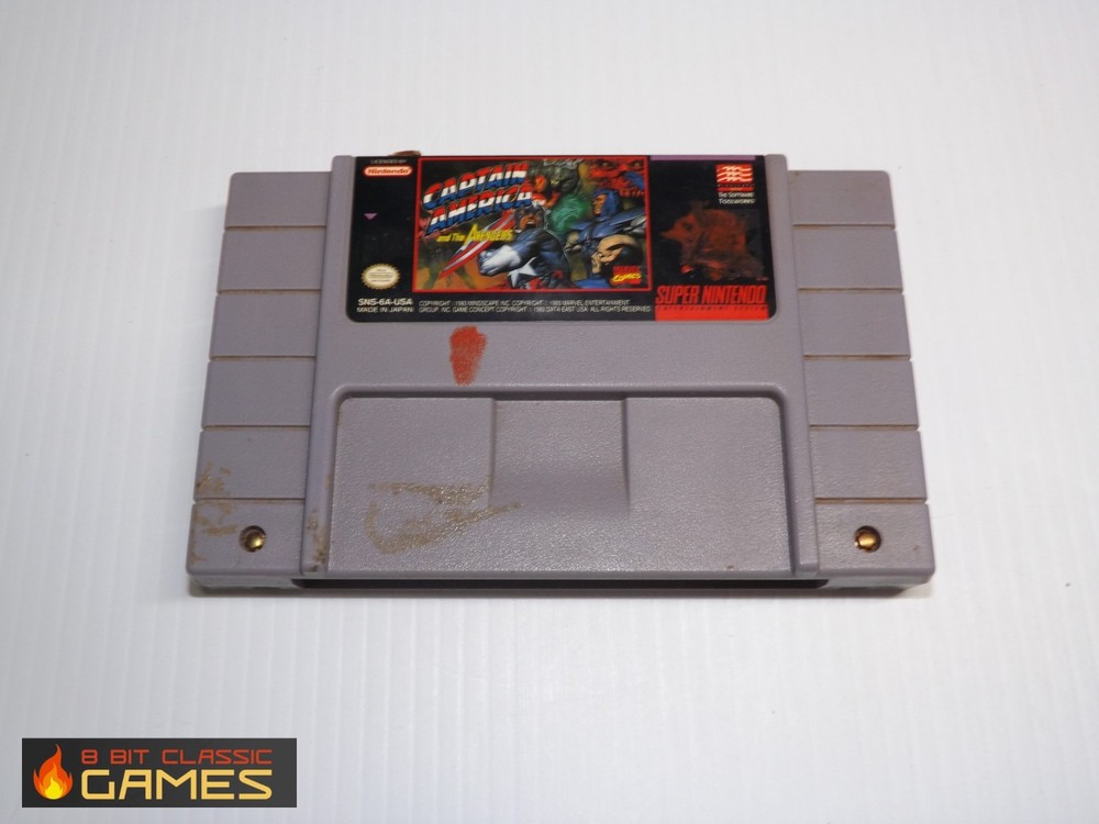 Captain America & The Avengers -  GAME ONLY   - SUPER NINTENDO SNES - 66a