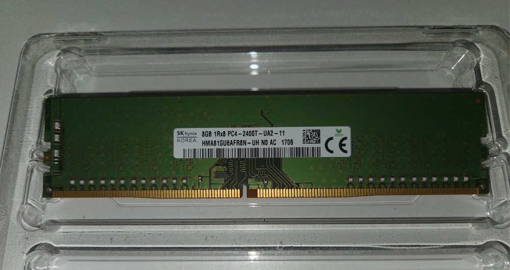 Hynix 8GB DDR4 2400MHz RAM SDRAM Memory HMA81GU6AFR8N-UH UDIMM PC4-19200 CL17