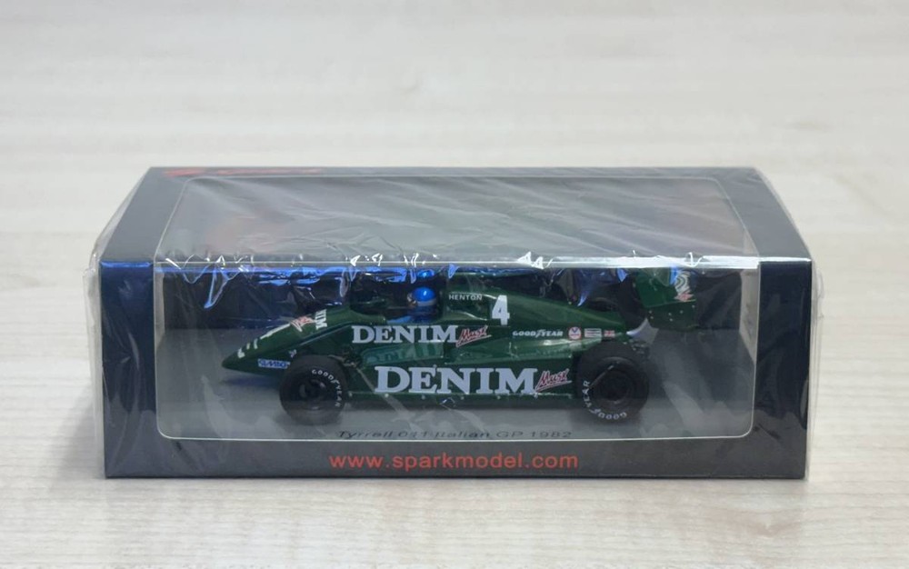 Spark 1/43 Tyrrell 011 1982 F1 Italian GP #4 Brian Henton Brian Henton S7284