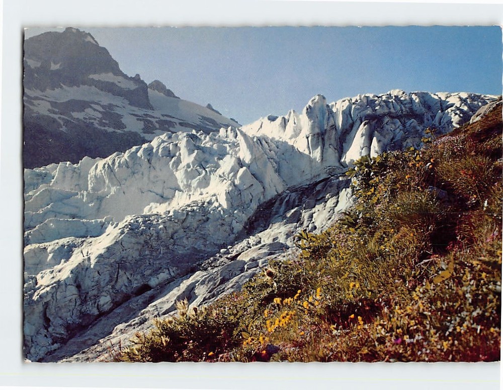 Postcard Rhône Glacier Switzerland