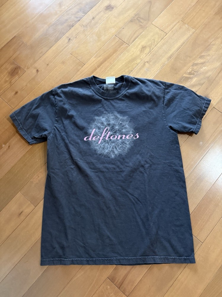 2025 Deftones Tour Merch Dandelion Band Shirt Black Size L Knu Metal