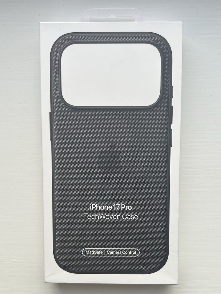 Genuine iPhone 17 Pro TechWoven Case  - BLACK