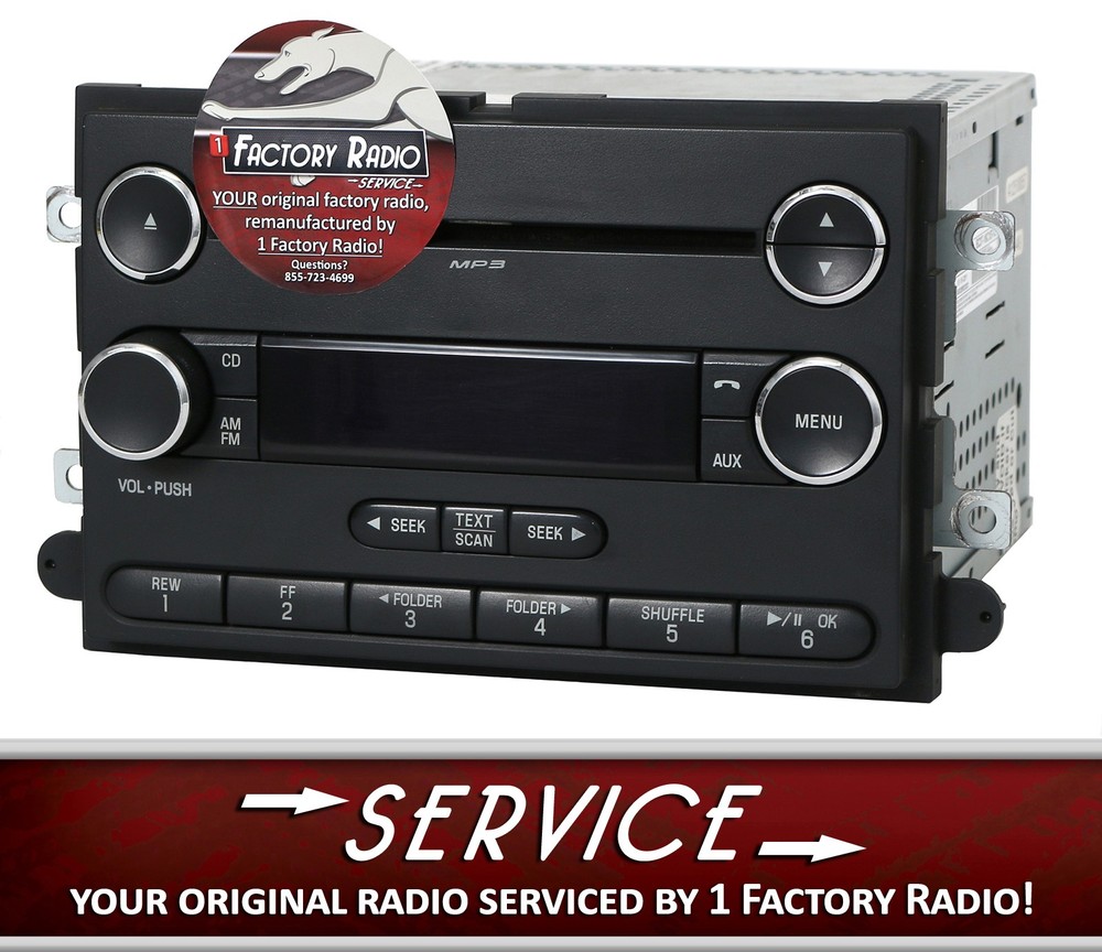 Display Repair Service Only for 2008-2010 Ford Expedition AM FM Single CD Radio