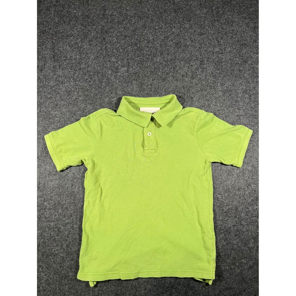 Urban Pipeline Boys Lime Green Short Sleeve Cotton Pique Polo Shirt Size Medium