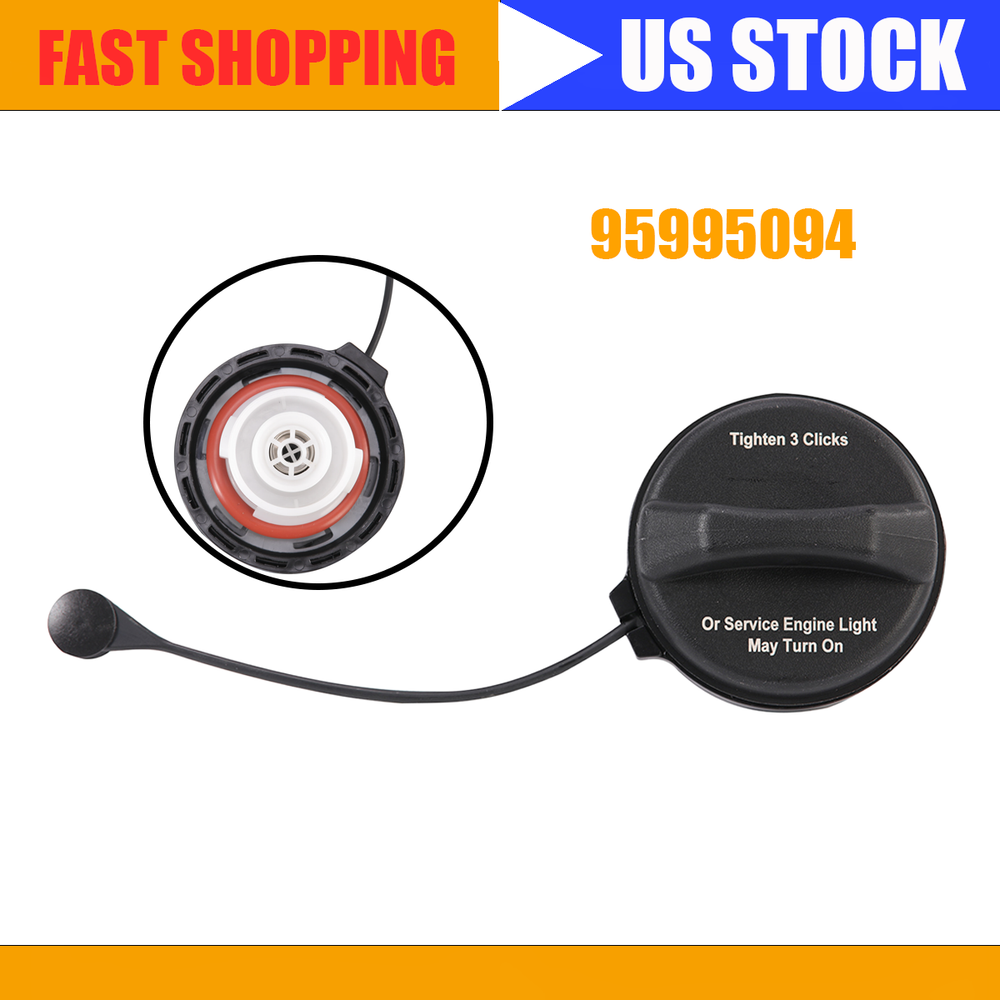 New Fuel Tank Gas Cap Cover with Tether for 95995094 Chevy GMC Buick Pontiac