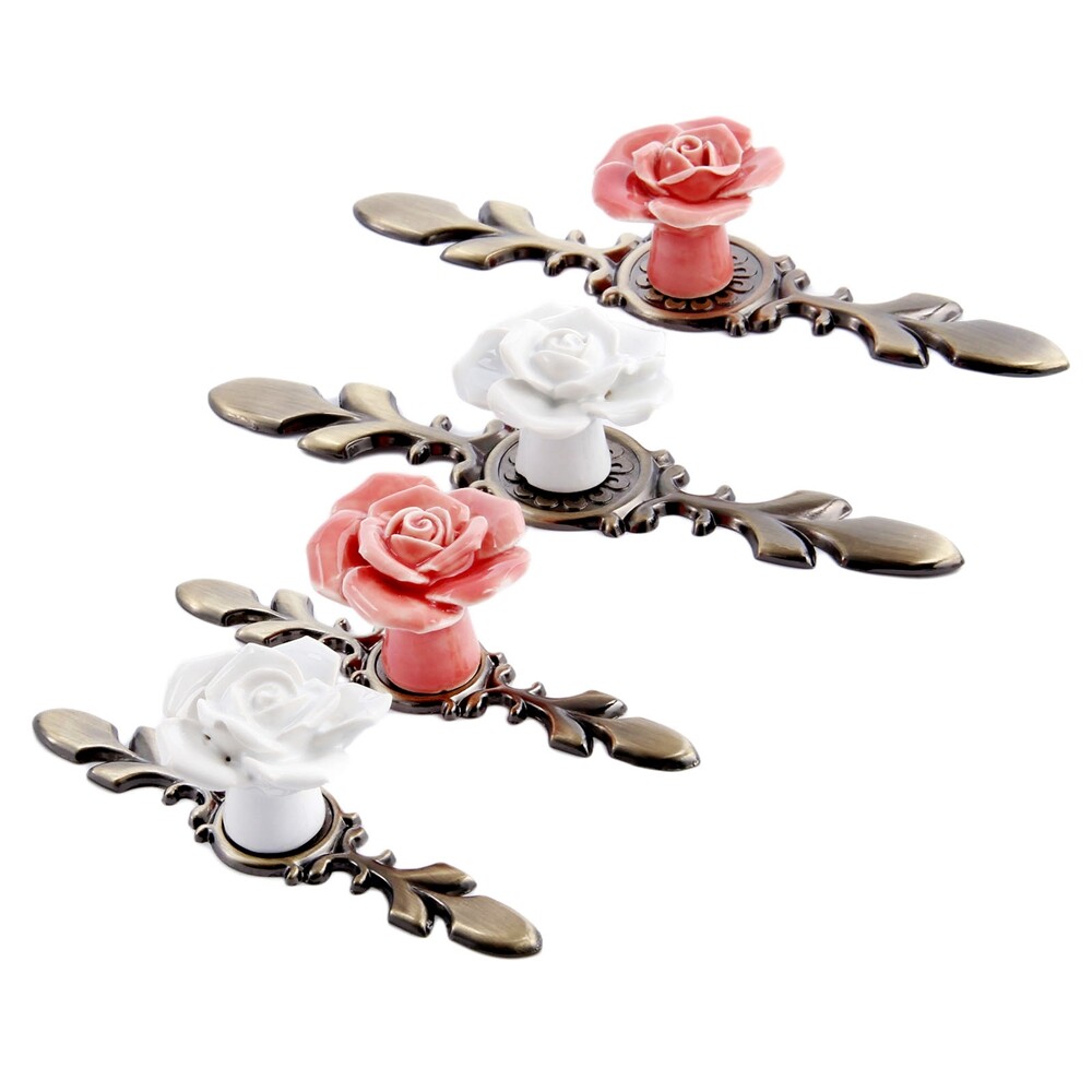 Stylish Kitchen Cabinet Wardrobe Drawer Pull Handles Furniture Hardware Accent Decor