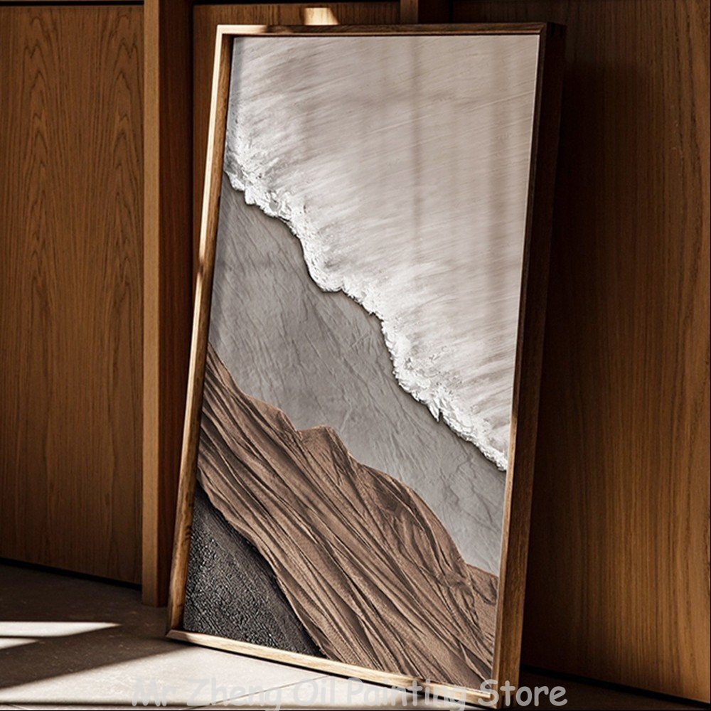 Oil Painting Abstract Handmade Canvas Decorative Mural Unframe Acrylic Hanging