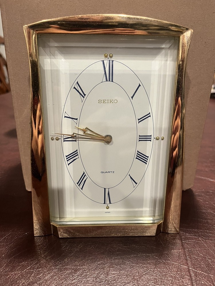 SEIKO Quartz Japan Mantle Desk Clock