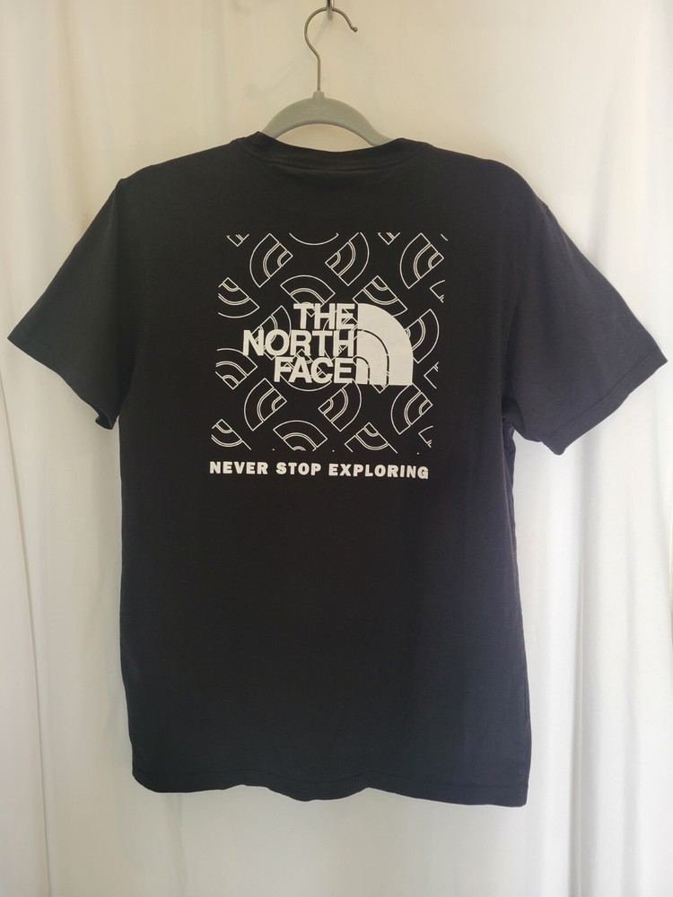 The North Face Mens Small Short Sleeve Black T-Shirt Tee 