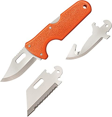 New Cold Steel Click-N-Cut Hunter Lockback Fixed Blade Knife CS-40AL