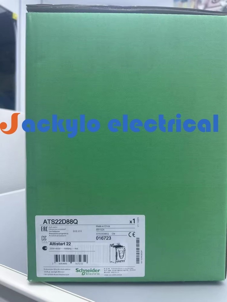 1 pc ATS22D88Q Soft Starter - 88A, Dual Voltage (220V/440V)  FedEx or DHL
