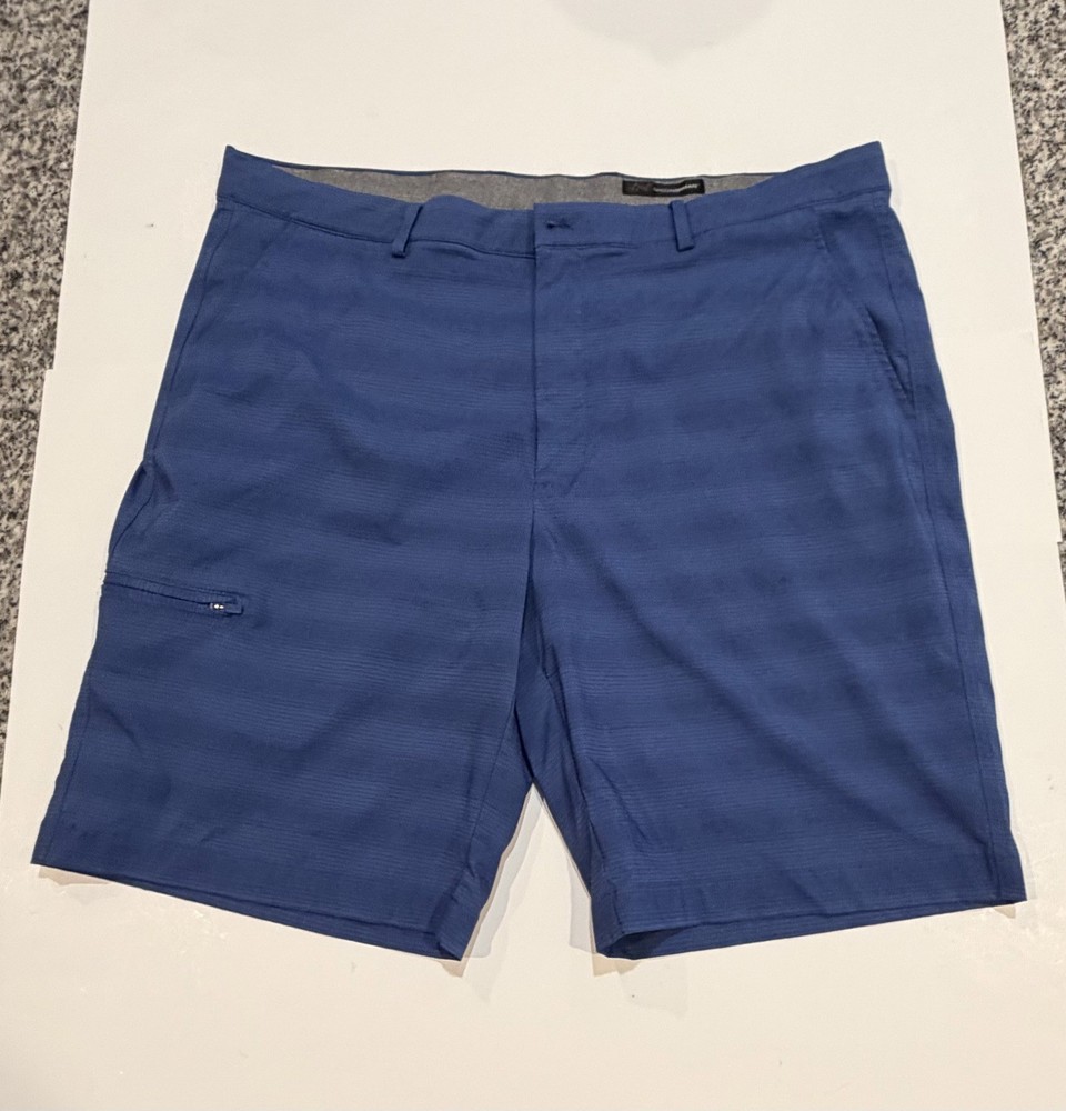 Greg Norman Shorts Mens 38 Blue Golf Performance Stretch Lightweight Pocket