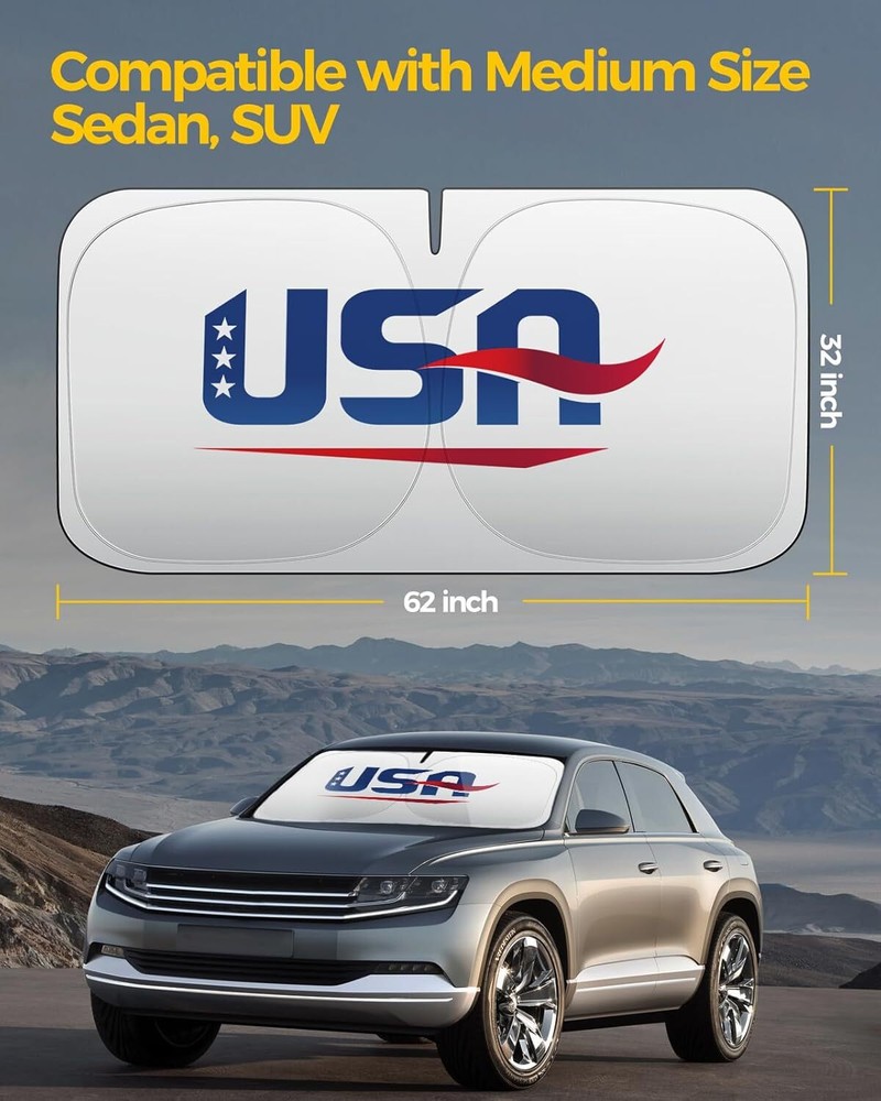 Foldable Auto Car Front Win Windshield Sun Shade Shield Cover Visor UV Block