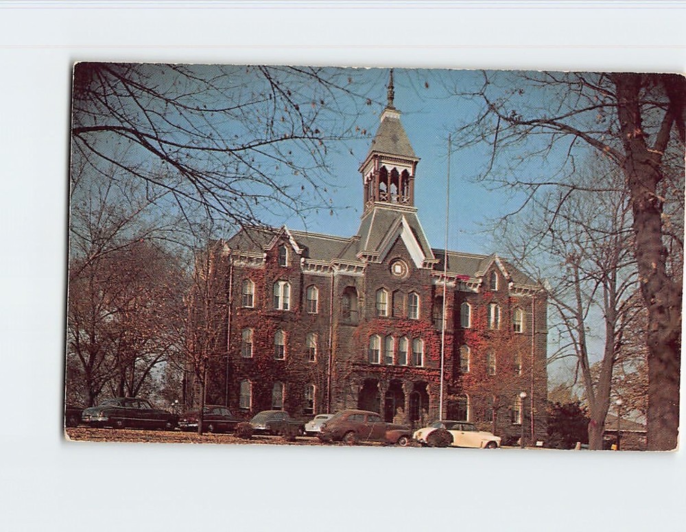 Postcard Old Main Geneva College Beaver Falls Pennsylvania USA