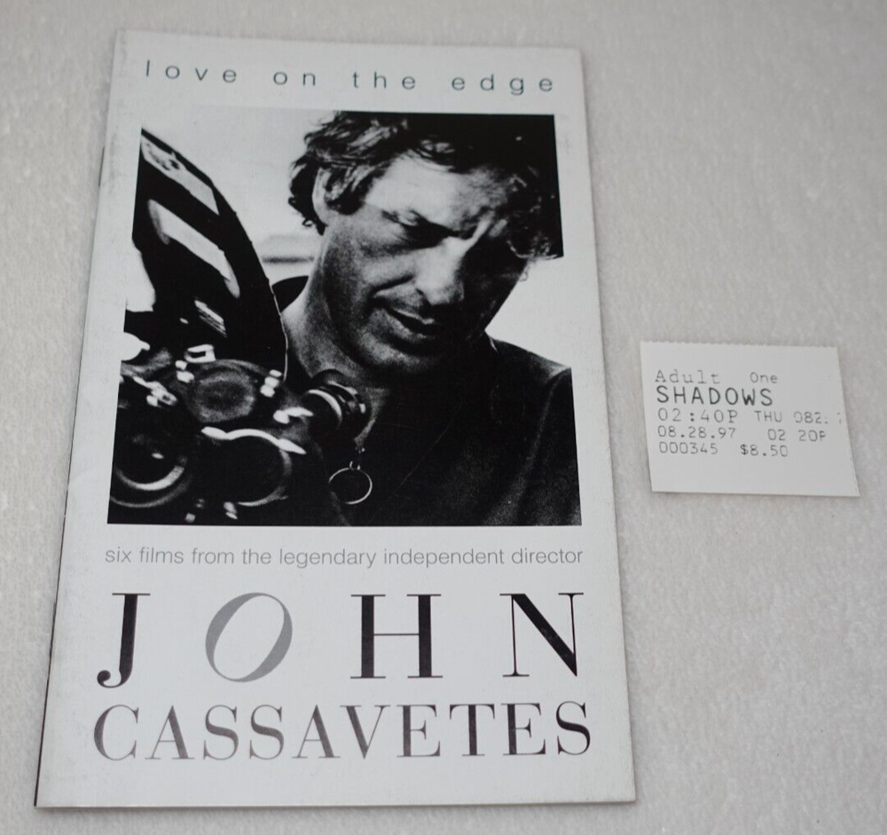 John Cassavetes Love on the Edge 1997 Screening Series NYC Paris Theater Program