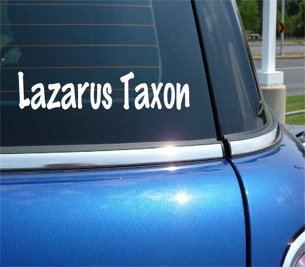 Lazarus Taxon Funny Paleontology Dinosaur Species Car Truck Sticker Decal