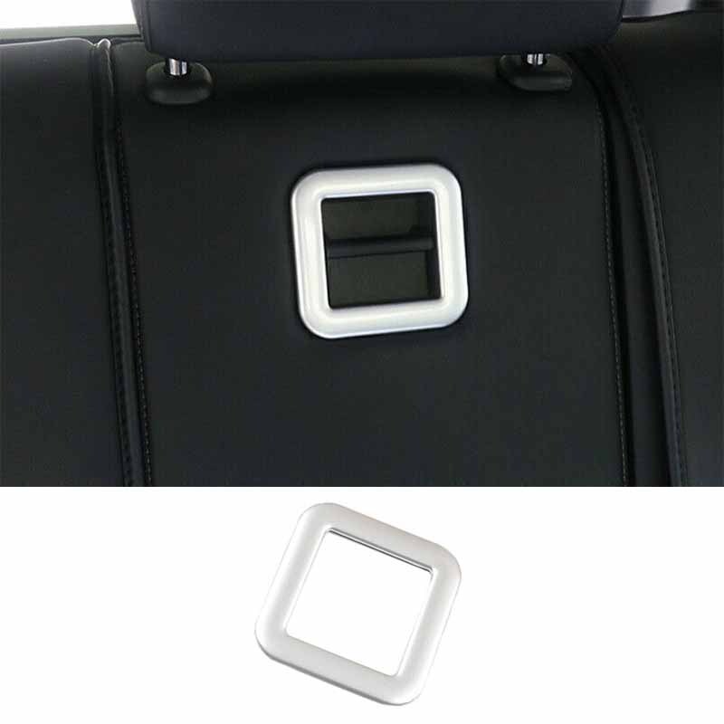 1PCS Matte Silver Inner Rear Upper Seat Frame Trim 2017-2022 For Honda CR-V CRV