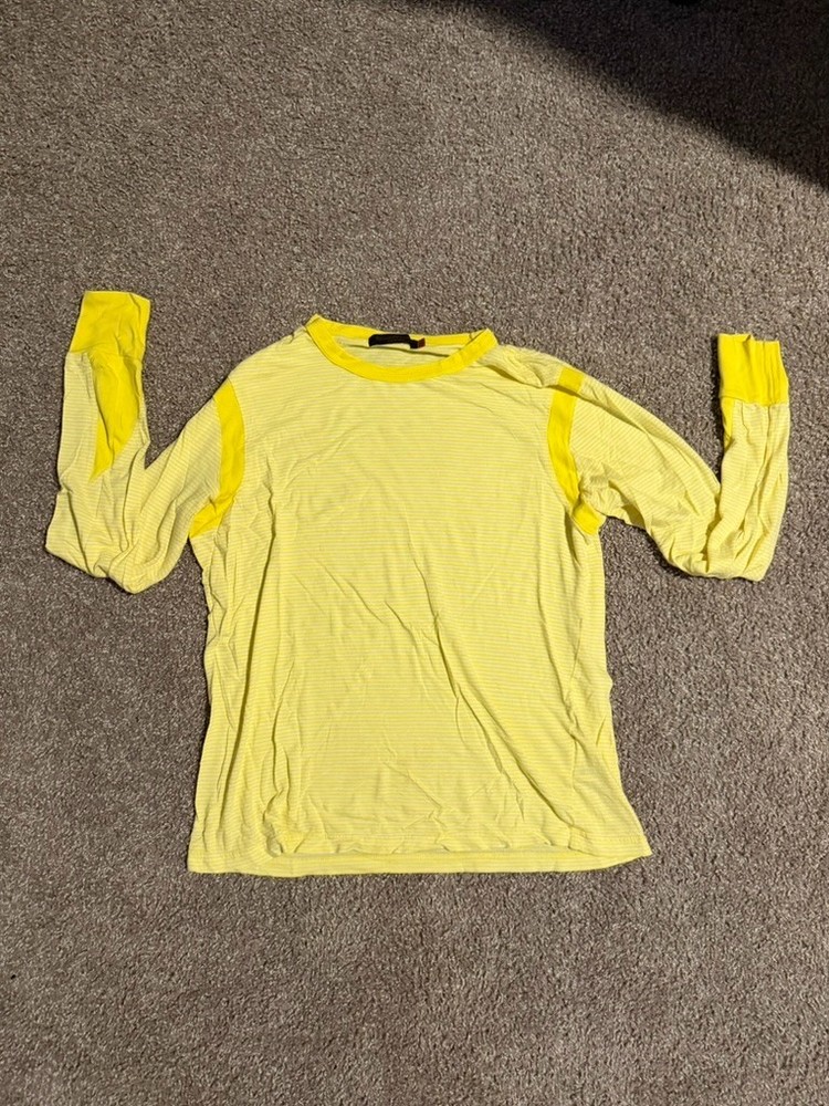 Undercover Long Sleeve Shirt Size 3 Large Yellow Made In Japan