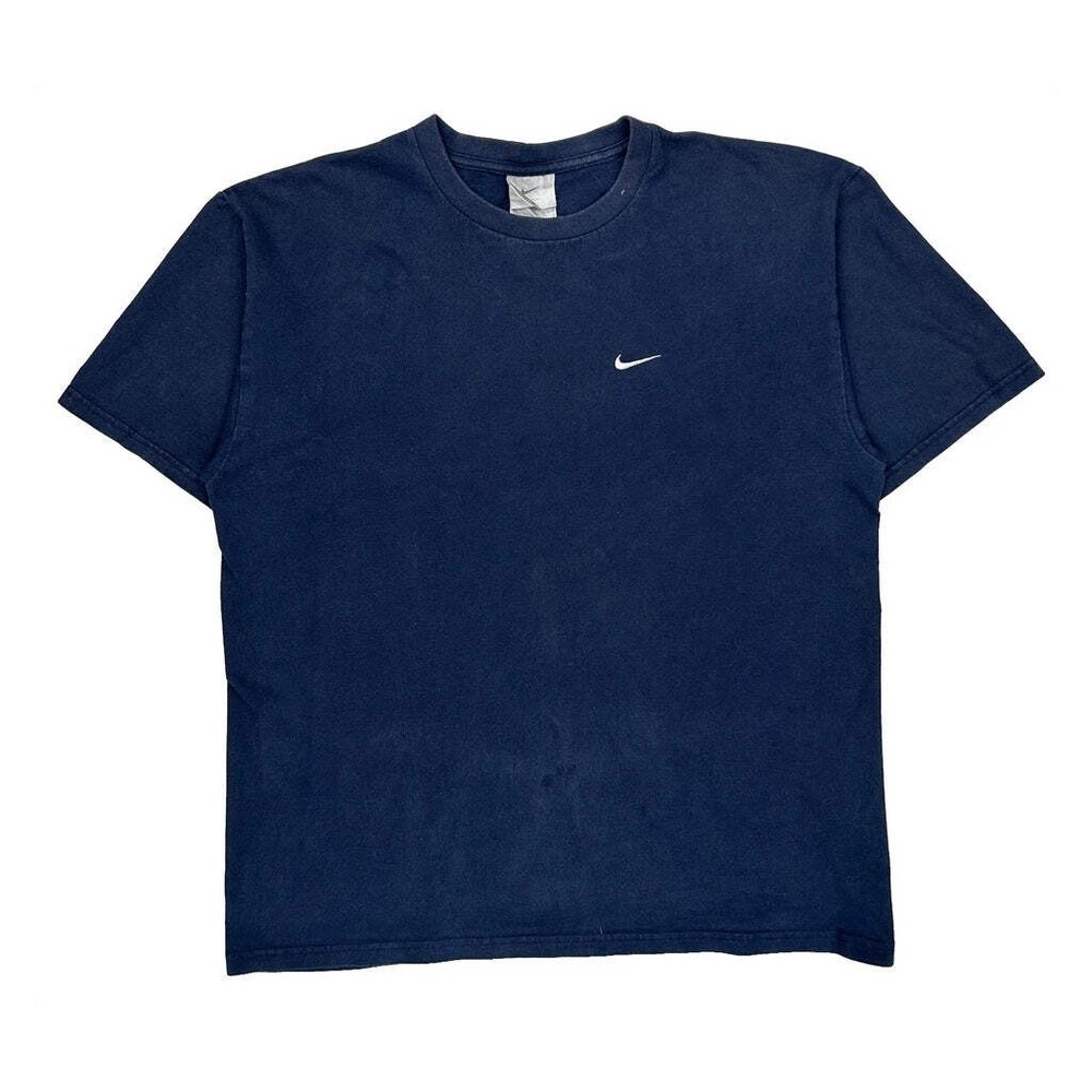 Nike T-Shirt - Medium Blue Cotton
