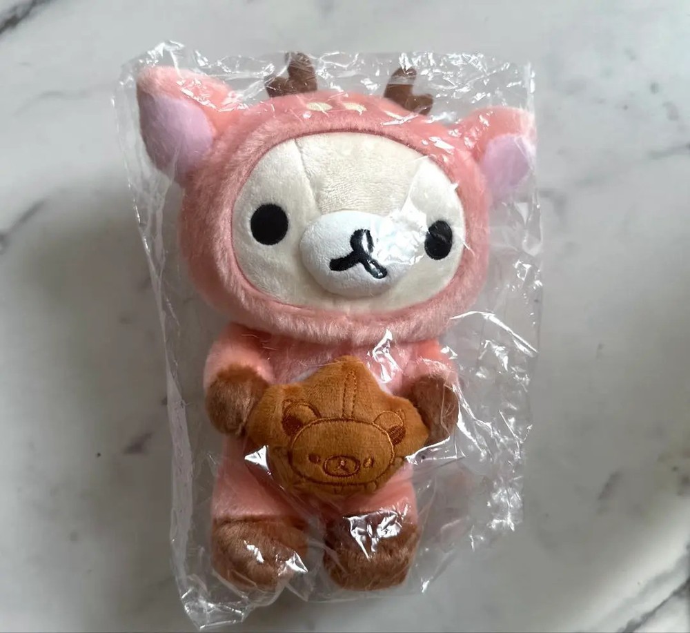 Rilakkuma Miyajima Plush Doll Toy Korilakkuma Momiji Manju San-X Japan NEW FS