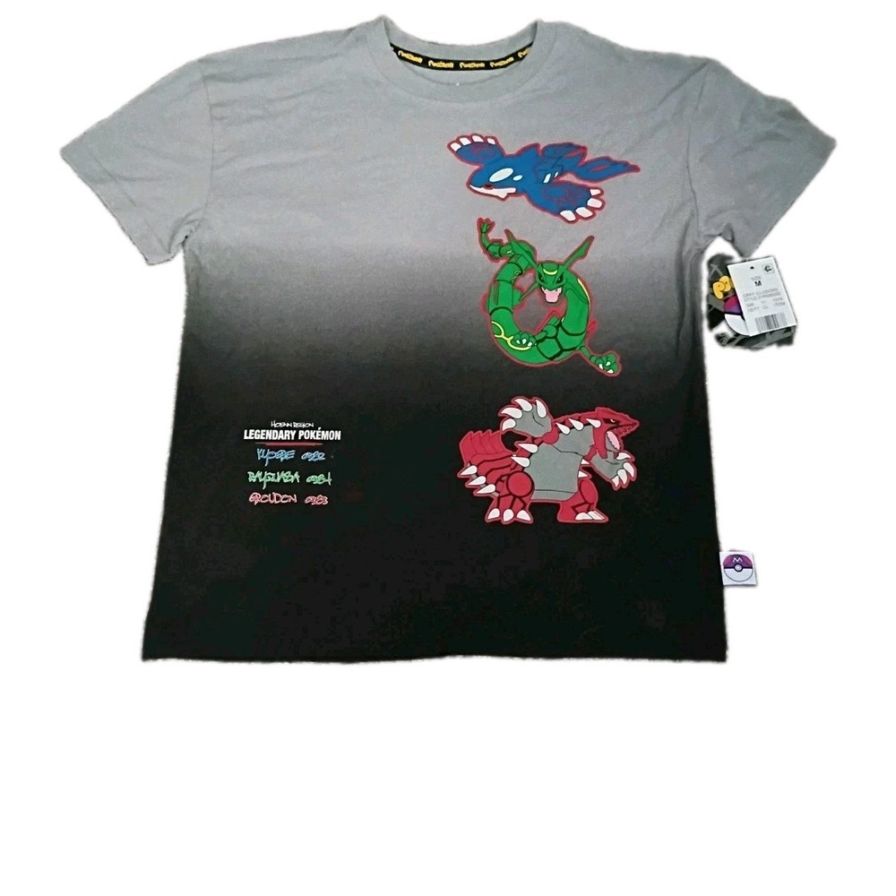 Legendary Pokemon Youth Kids Size-M, Blk/Gry-T-shirt Hybrid Apparel *NWT* SAVE💰