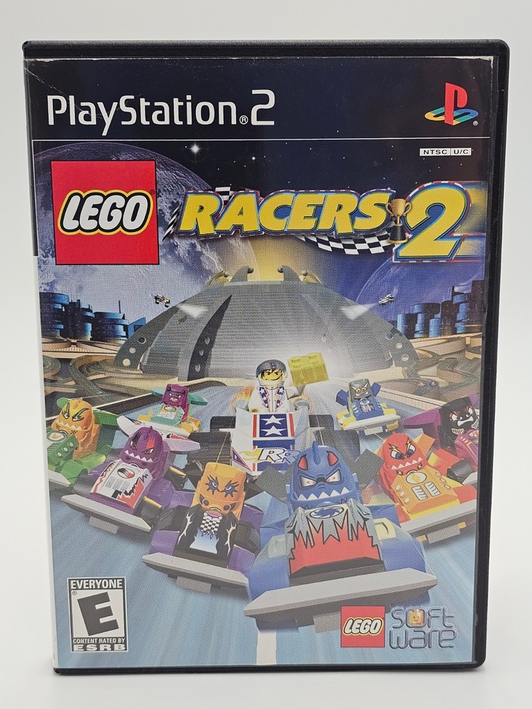 Sony Playstation 2 PS2 Lego Racers 2 Disc + Case Cleaned & Tested