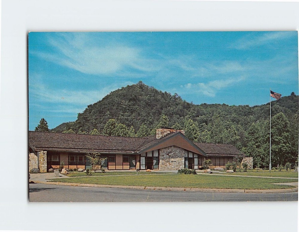 Postcard Sugarlands Visitor Center Great Smoky Mountains National Park USA