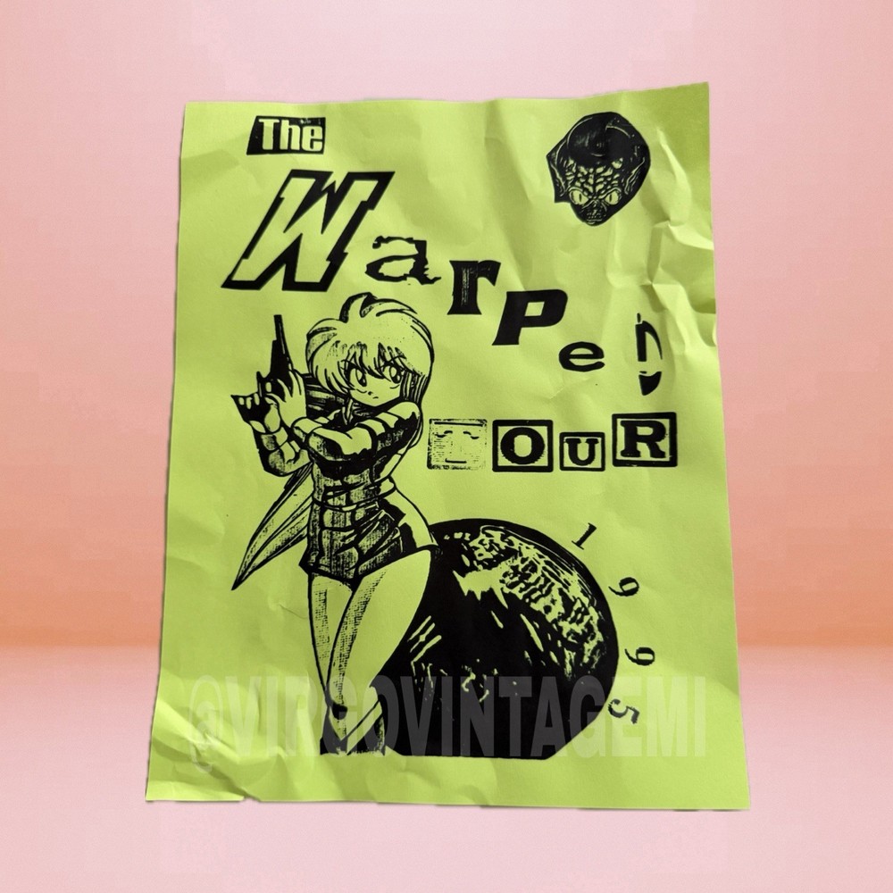 The Warped Tour 1995 Promotional Flyer (September 4, 1995 - Irvine, CA)