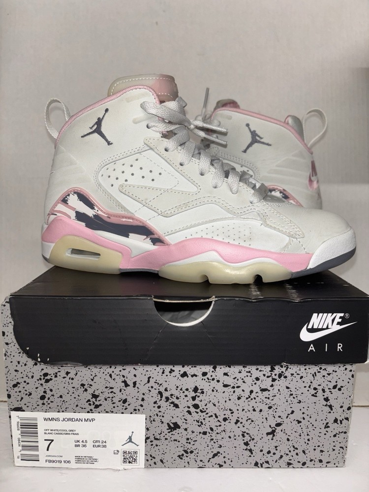 Air Jordan MVP White/cool Grey W/pink