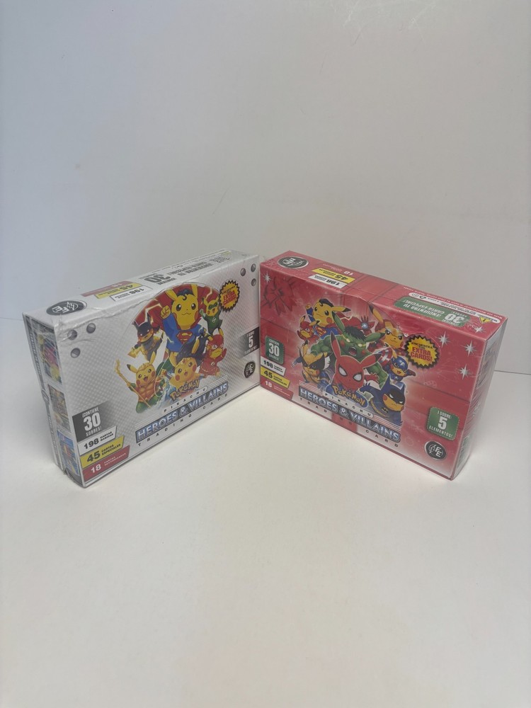 2 BOXES POKEMON PIKACHU COSPLAY HEROES & VILLAINS - (60 Sealed Packs) Cards 2025