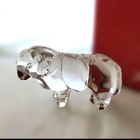 Baccarat Zodiac Sheep Crystal Figurine with Box Made in France