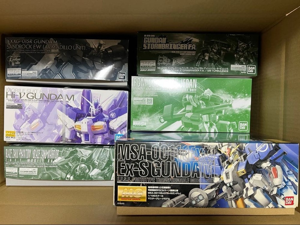 Gunpla MG set of 6 #9b7940