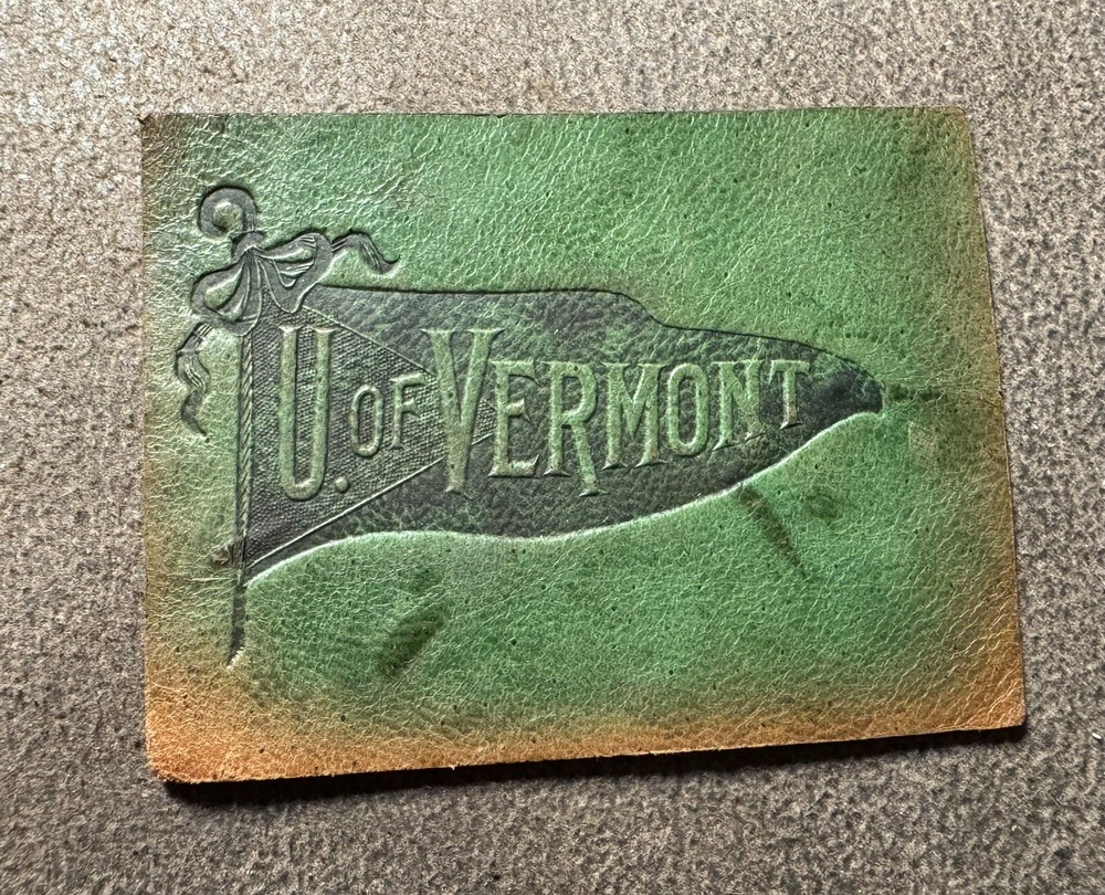 Antique University Of Vermont 2 1/2” Pennant